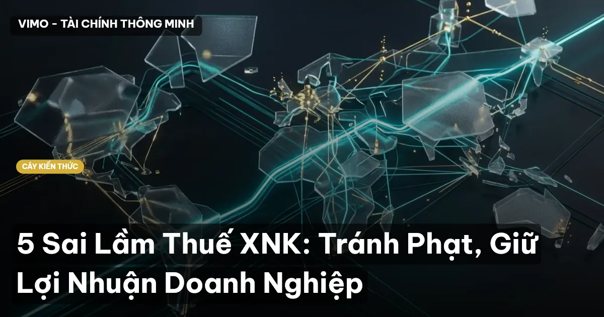5 Sai Lầm Thuế XNK: Tránh Phạt, Giữ Lợi Nhuận Doanh Nghiệp