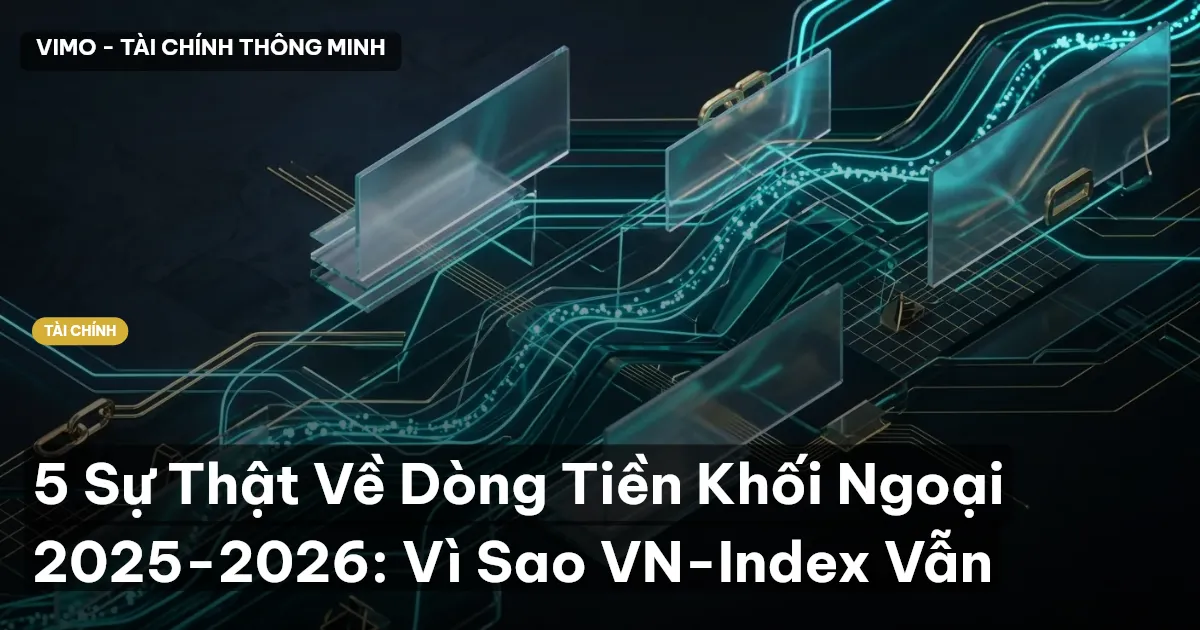 5 Sự Thật Về Dòng Tiền Khối Ngoại 2025-2026: Vì Sao VN-Index Vẫn
