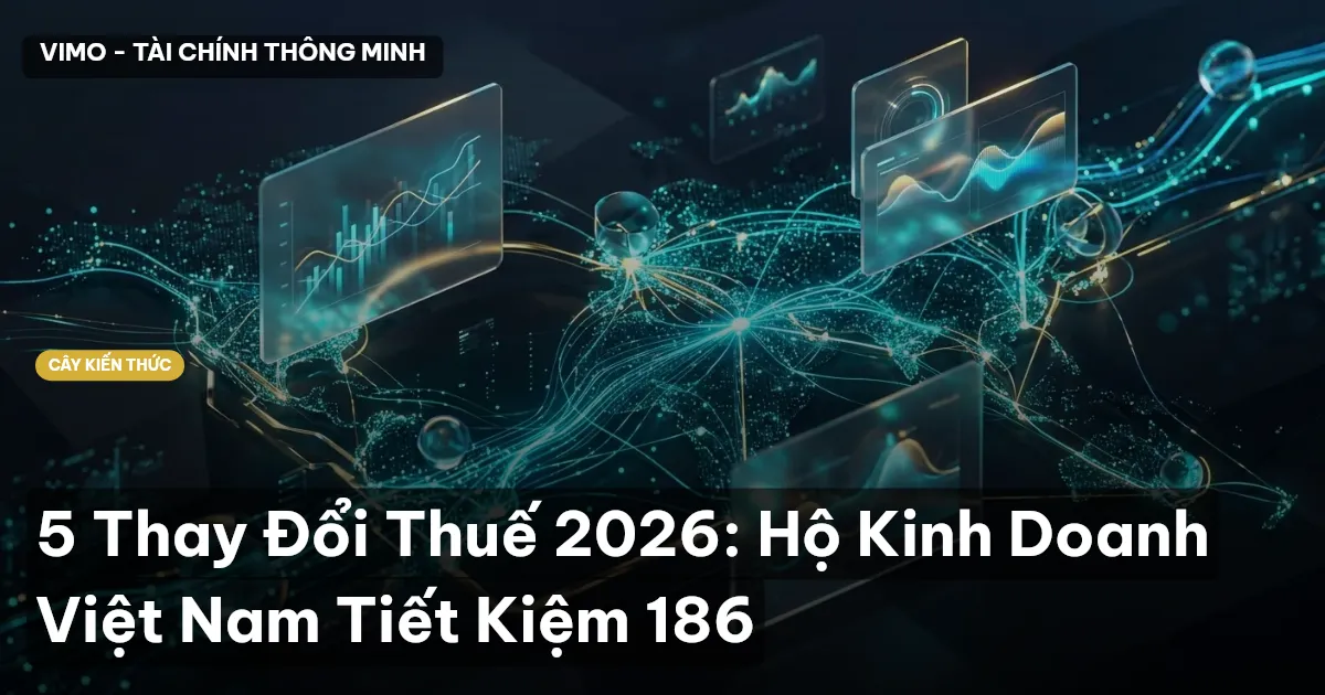 5 Thay Đổi Thuế 2026: Hộ Kinh Doanh Việt Nam Tiết Kiệm 186