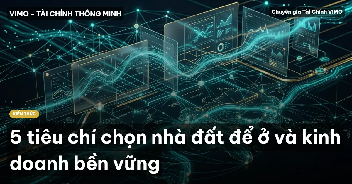5 tiêu chí chọn nhà đất để ở và kinh doanh bền vững