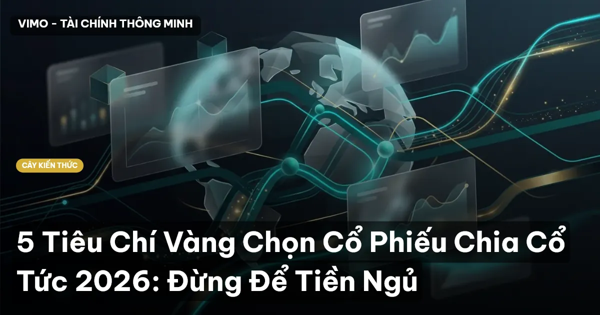 5 Tiêu Chí Vàng Chọn Cổ Phiếu Chia Cổ Tức 2026: Đừng Để Tiền Ngủ