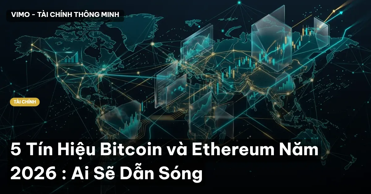 5 Tín Hiệu Bitcoin và Ethereum Năm 2026 : Ai Sẽ Dẫn Sóng