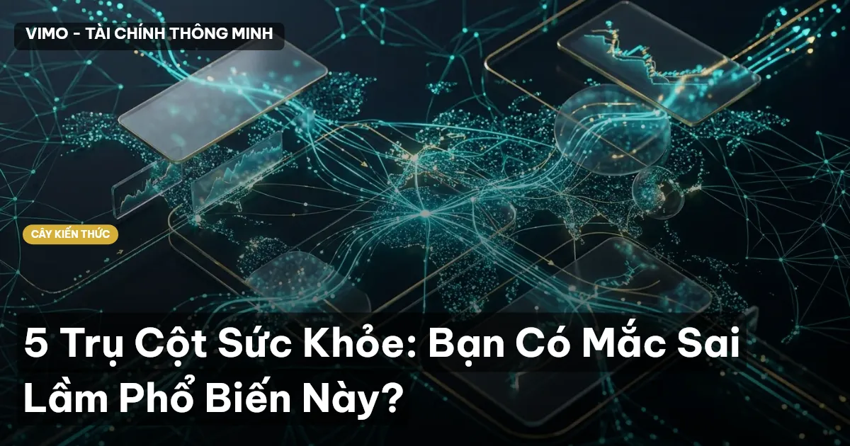 5 Trụ Cột Sức Khỏe: Bạn Có Mắc Sai Lầm Phổ Biến Này?