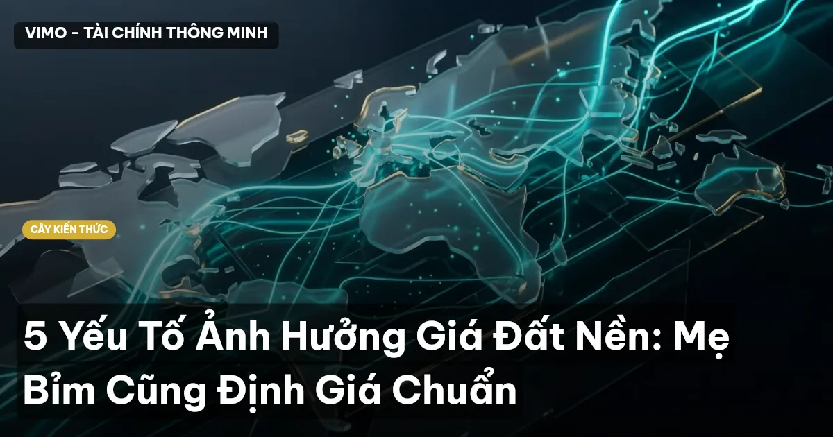 5 Yếu Tố Ảnh Hưởng Giá Đất Nền: Mẹ Bỉm Cũng Định Giá Chuẩn