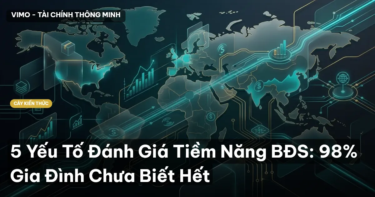 5 Yếu Tố Đánh Giá Tiềm Năng BĐS: 98% Gia Đình Chưa Biết Hết