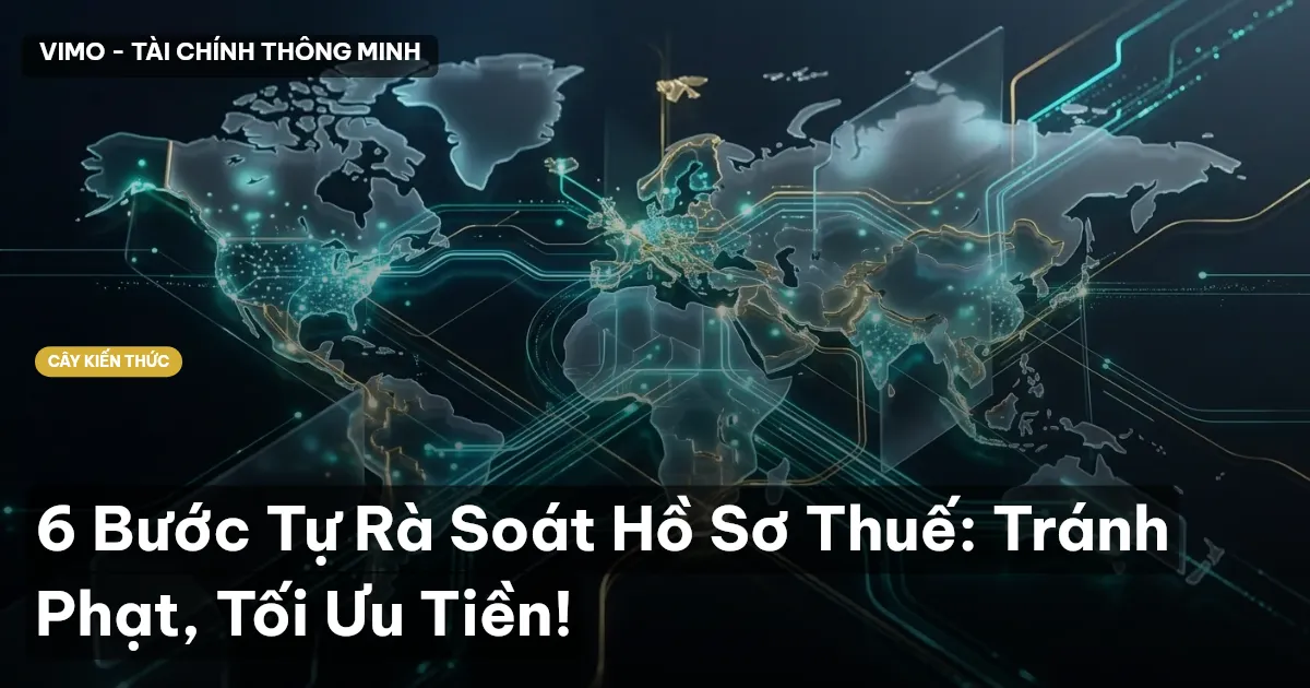 6 Bước Tự Rà Soát Hồ Sơ Thuế: Tránh Phạt, Tối Ưu Tiền!