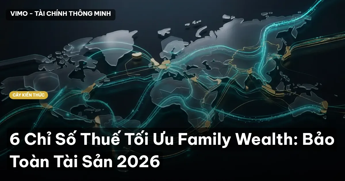 6 Chỉ Số Thuế Tối Ưu Family Wealth: Bảo Toàn Tài Sản 2026