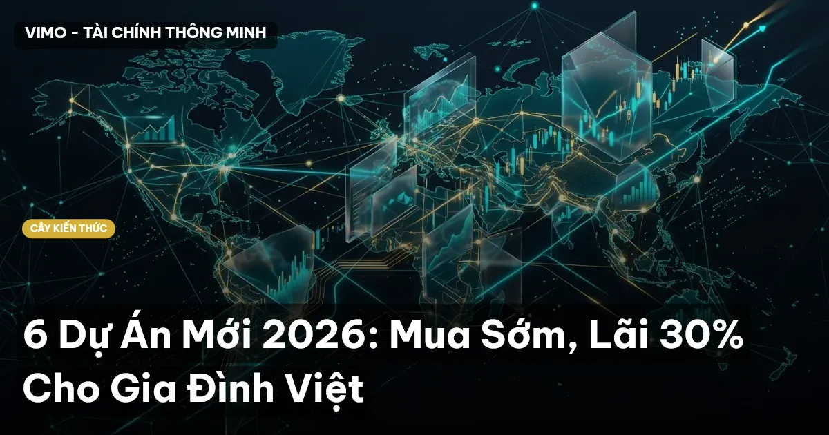 6 Dự Án Mới 2026: Mua Sớm, Lãi 30% Cho Gia Đình Việt