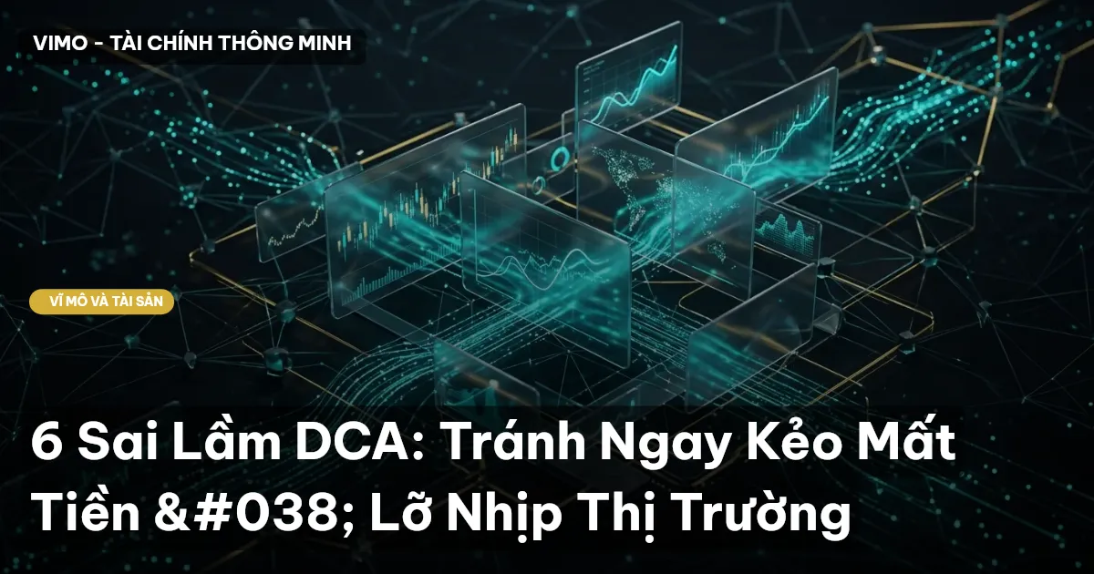 6 Sai Lầm DCA: Tránh Ngay Kẻo Mất Tiền & Lỡ Nhịp Thị Trường