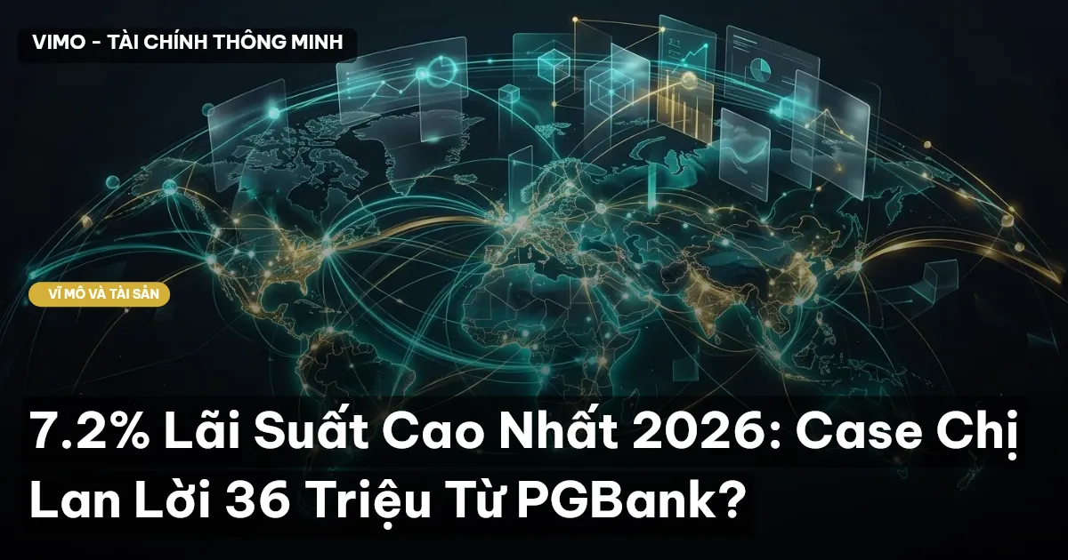 7.2% Lãi Suất Cao Nhất 2026: Case Chị Lan Lời 36 Triệu Từ PGBank?
