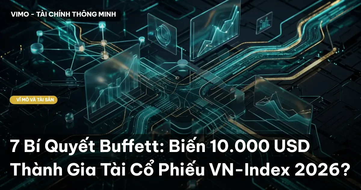 7 Bí Quyết Buffett: Biến 10.000 USD Thành Gia Tài Cổ Phiếu VN-Index 2026?