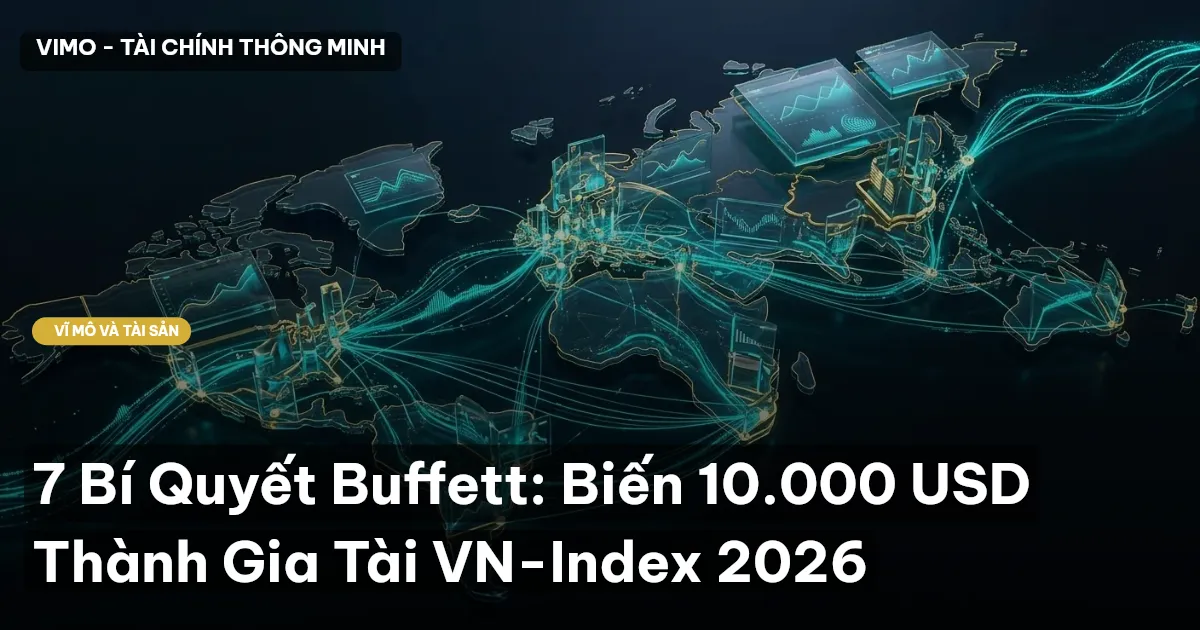 7 Bí Quyết Buffett: Biến 10.000 USD Thành Gia Tài VN-Index 2026
