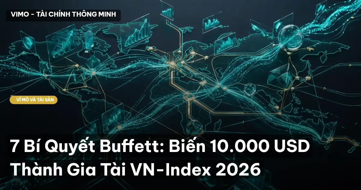 7 Bí Quyết Buffett: Biến 10.000 USD Thành Gia Tài VN-Index 2026