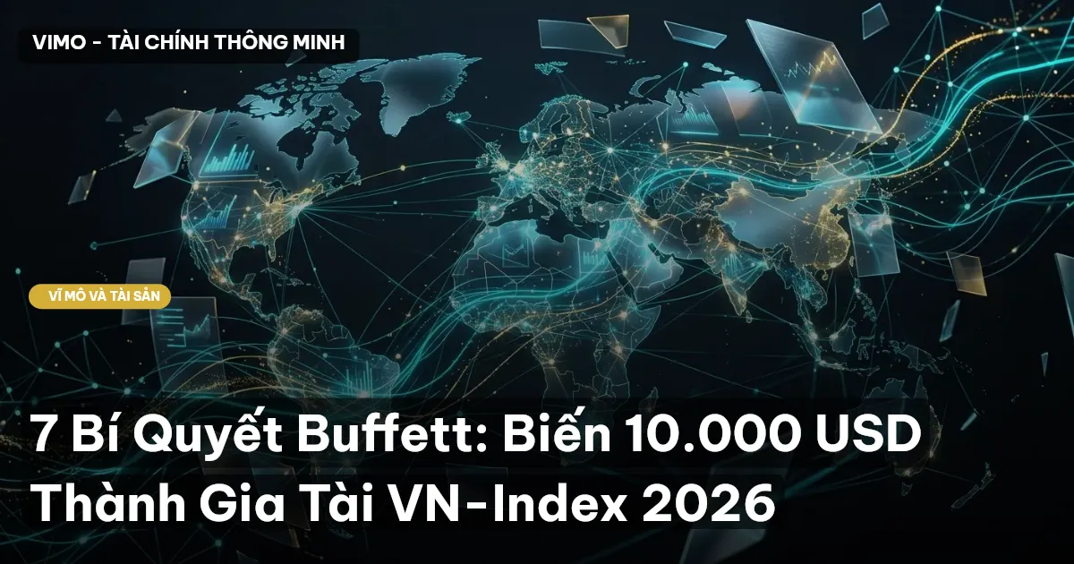 7 Bí Quyết Buffett: Biến 10.000 USD Thành Gia Tài VN-Index 2026