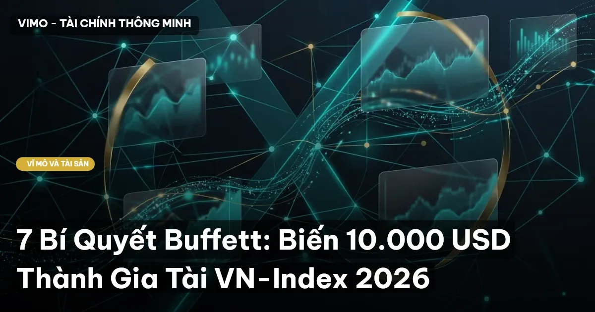 7 Bí Quyết Buffett: Biến 10.000 USD Thành Gia Tài VN-Index 2026