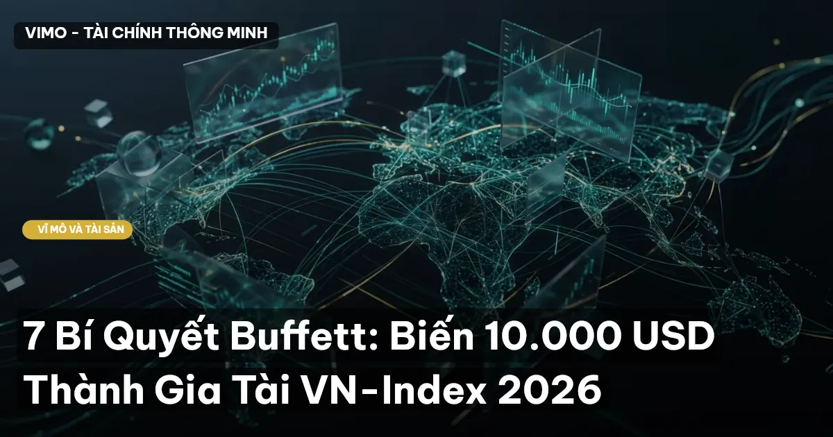 7 Bí Quyết Buffett: Biến 10.000 USD Thành Gia Tài VN-Index 2026
