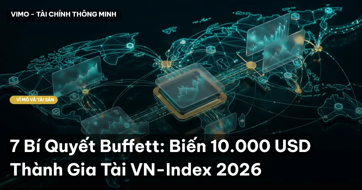 7 Bí Quyết Buffett: Biến 10.000 USD Thành Gia Tài VN-Index 2026