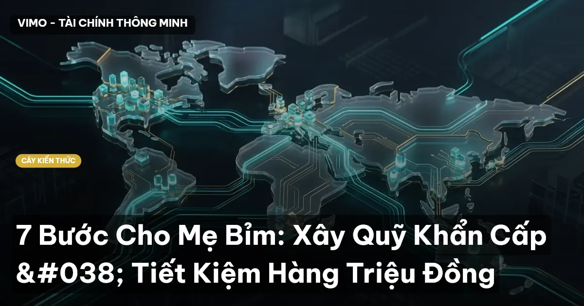 7 Bước Cho Mẹ Bỉm: Xây Quỹ Khẩn Cấp & Tiết Kiệm Hàng Triệu Đồng