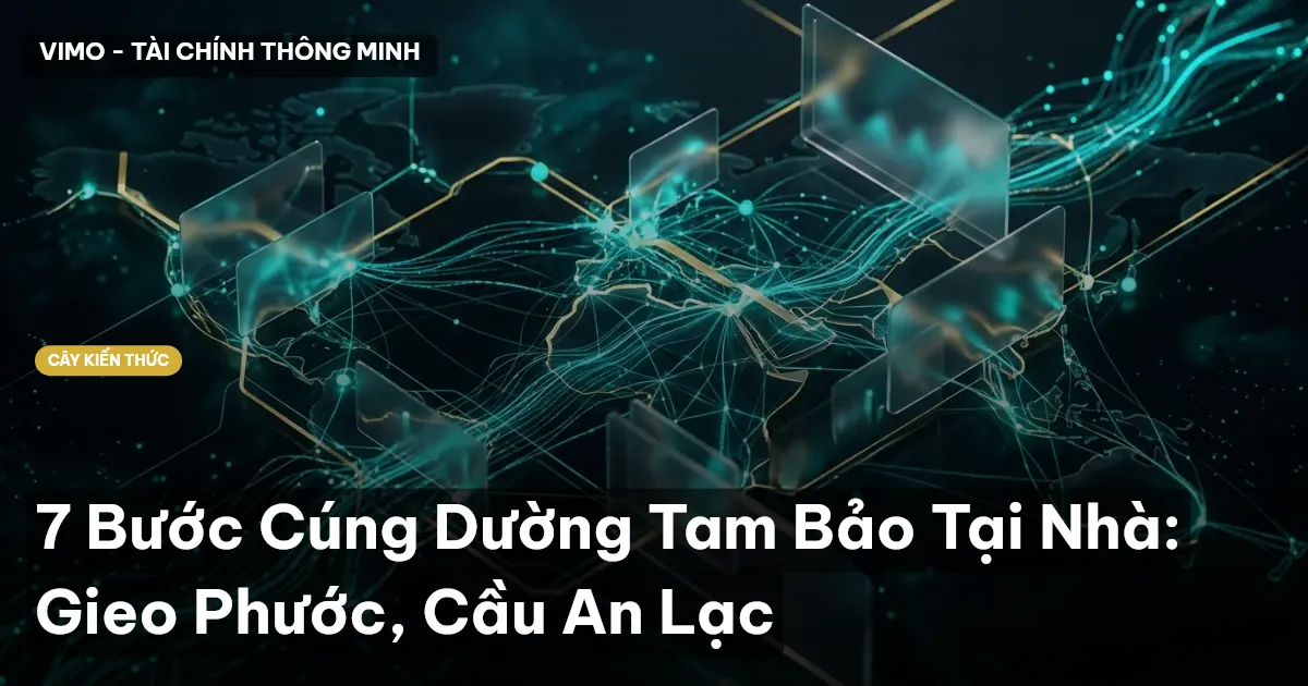 7 Bước Cúng Dường Tam Bảo Tại Nhà: Gieo Phước, Cầu An Lạc