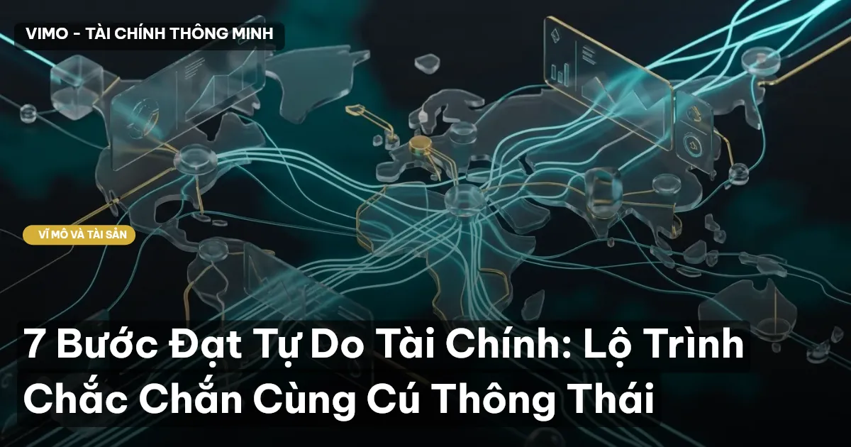 7 Bước Đạt Tự Do Tài Chính: Lộ Trình Chắc Chắn Cùng Cú Thông Thái