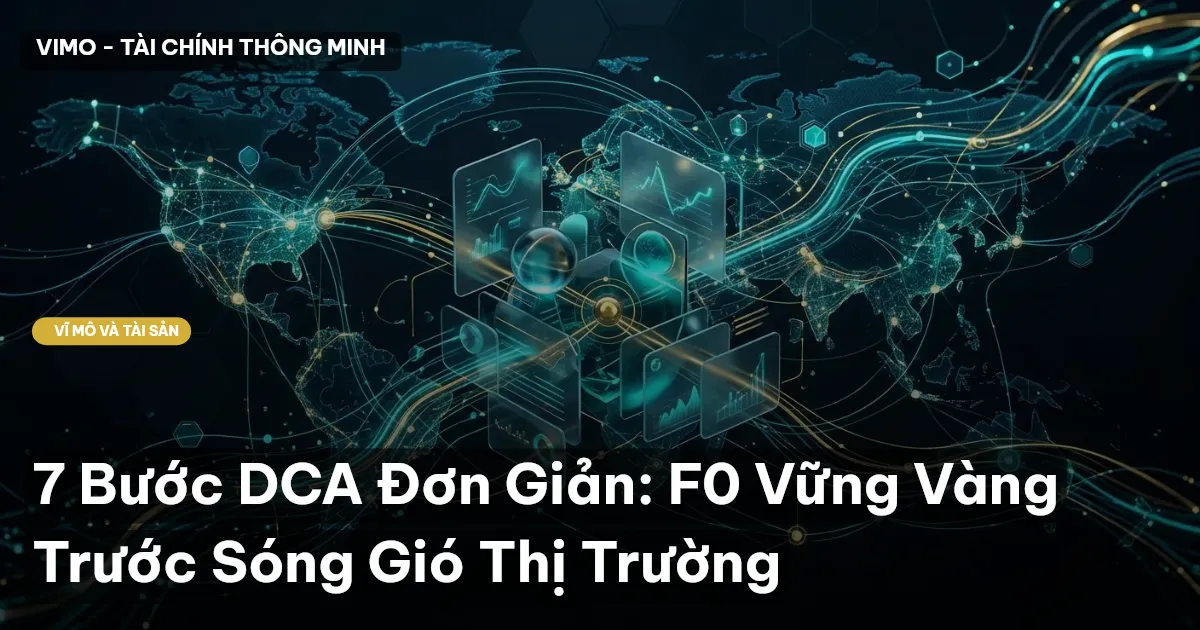 7 Bước DCA Đơn Giản: F0 Vững Vàng Trước Sóng Gió Thị Trường