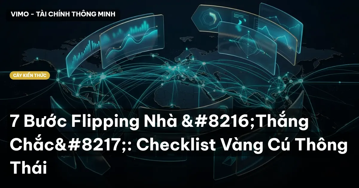 7 Bước Flipping Nhà ‘Thắng Chắc’: Checklist Vàng Cú Thông Thái