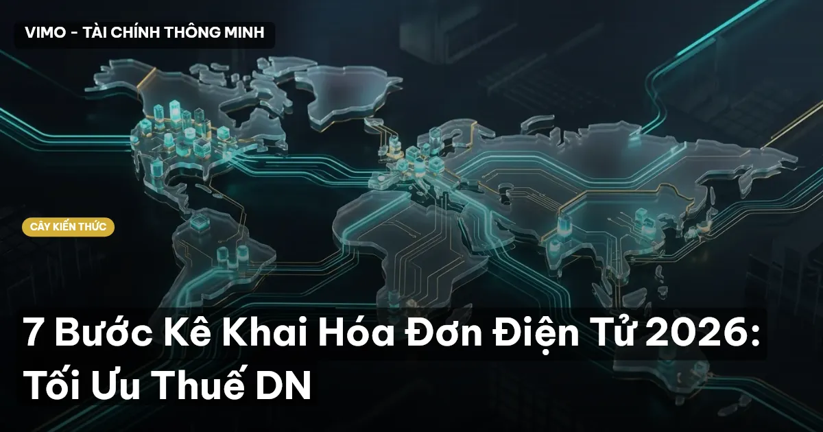 7 Bước Kê Khai Hóa Đơn Điện Tử 2026: Tối Ưu Thuế DN