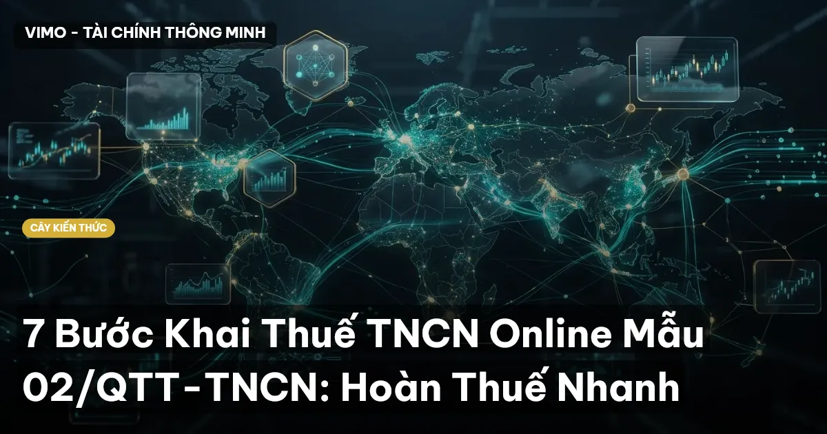 7 Bước Khai Thuế TNCN Online Mẫu 02/QTT-TNCN: Hoàn Thuế Nhanh