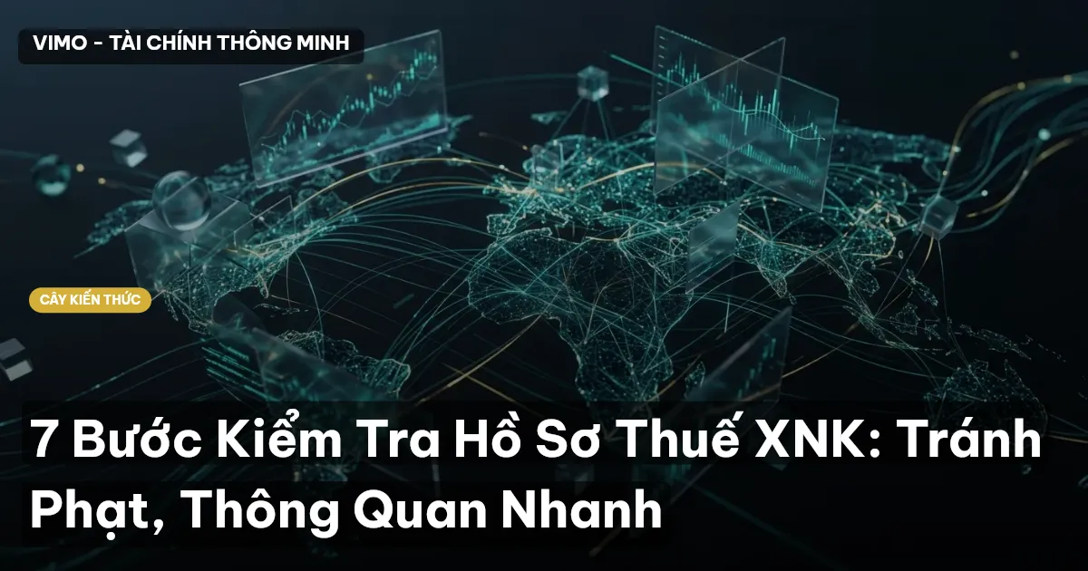 7 Bước Kiểm Tra Hồ Sơ Thuế XNK: Tránh Phạt, Thông Quan Nhanh