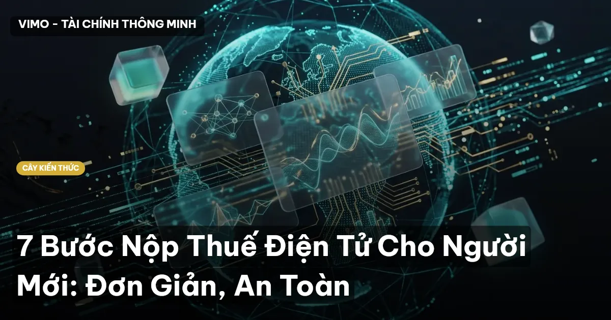 7 Bước Nộp Thuế Điện Tử Cho Người Mới: Đơn Giản, An Toàn