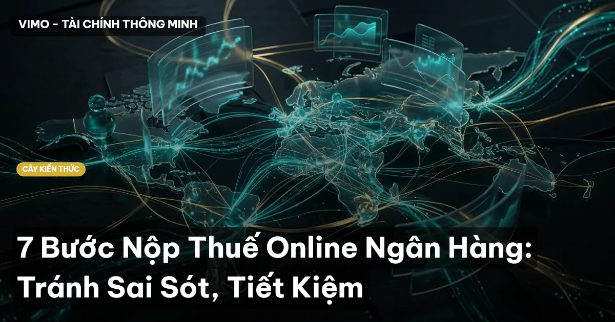 7 Bước Nộp Thuế Online Ngân Hàng: Tránh Sai Sót, Tiết Kiệm