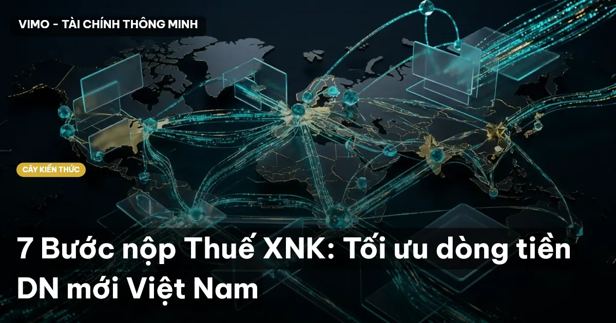 7 Bước nộp Thuế XNK: Tối ưu dòng tiền DN mới Việt Nam