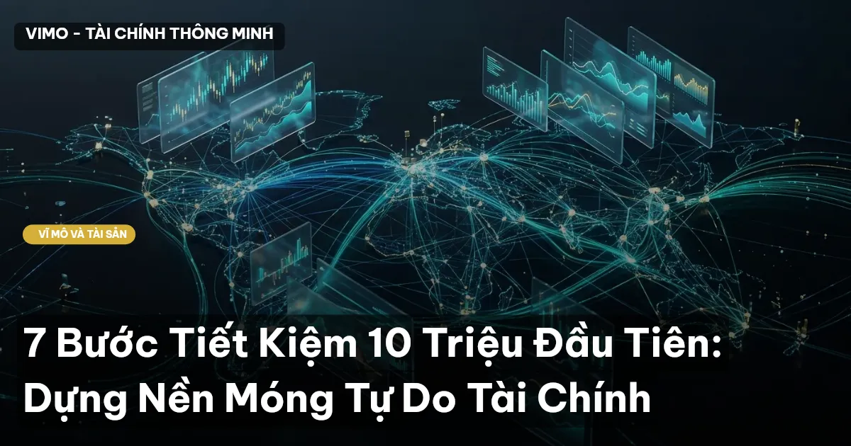 7 Bước Tiết Kiệm 10 Triệu Đầu Tiên: Dựng Nền Móng Tự Do Tài Chính