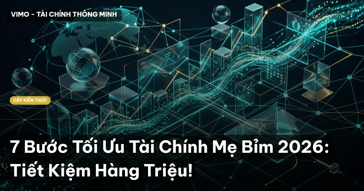7 Bước Tối Ưu Tài Chính Mẹ Bỉm 2026: Tiết Kiệm Hàng Triệu!