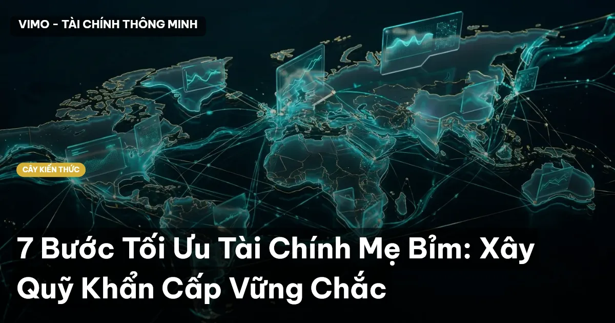 7 Bước Tối Ưu Tài Chính Mẹ Bỉm: Xây Quỹ Khẩn Cấp Vững Chắc
