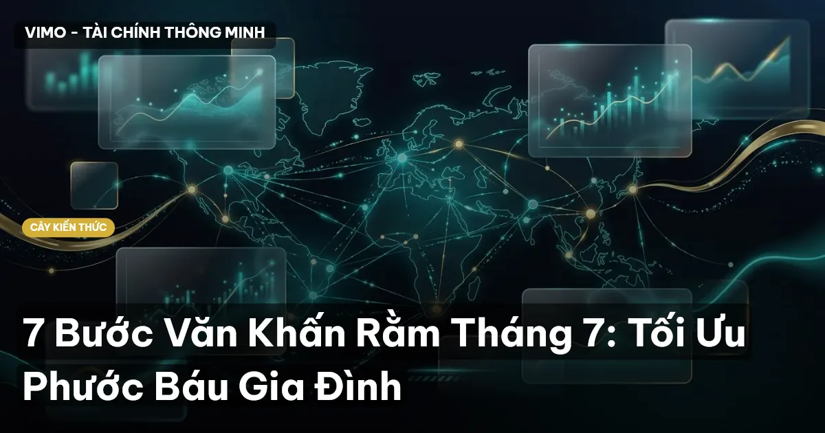 7 Bước Văn Khấn Rằm Tháng 7: Tối Ưu Phước Báu Gia Đình