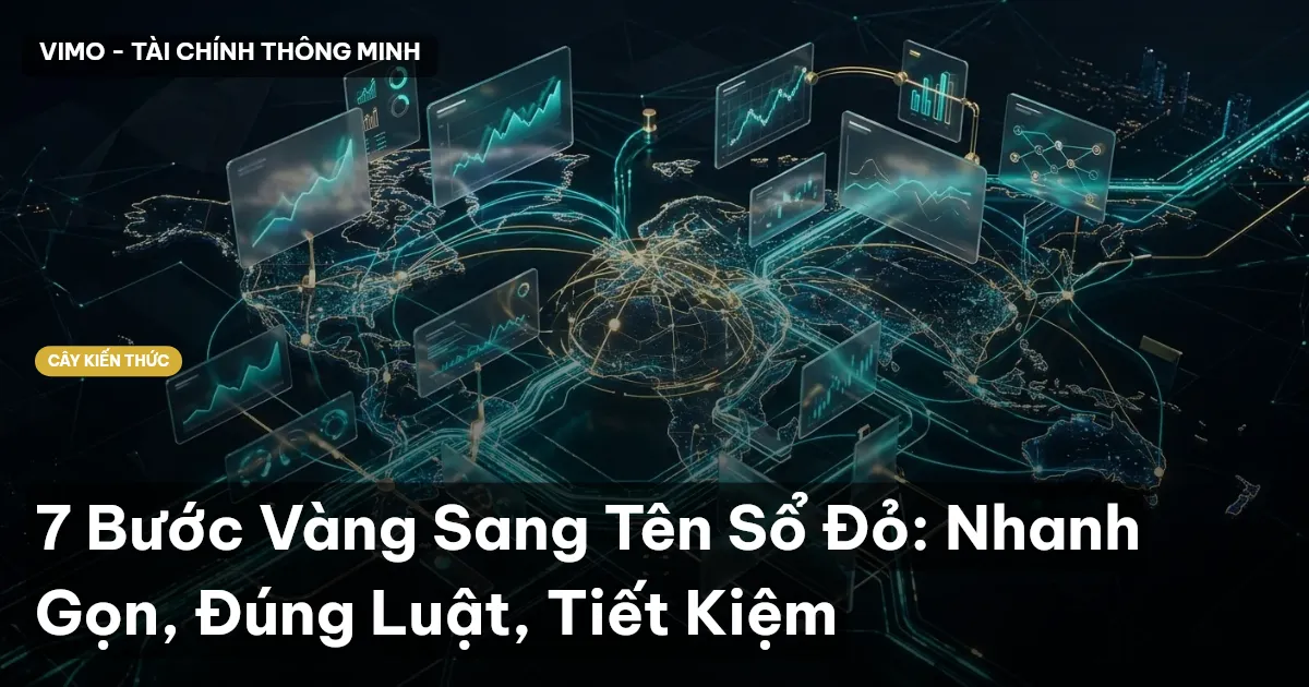 7 Bước Vàng Sang Tên Sổ Đỏ: Nhanh Gọn, Đúng Luật, Tiết Kiệm