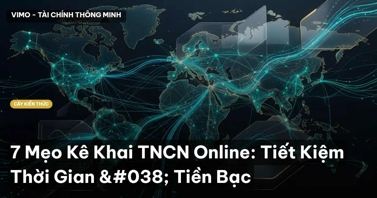 7 Mẹo Kê Khai TNCN Online: Tiết Kiệm Thời Gian & Tiền Bạc
