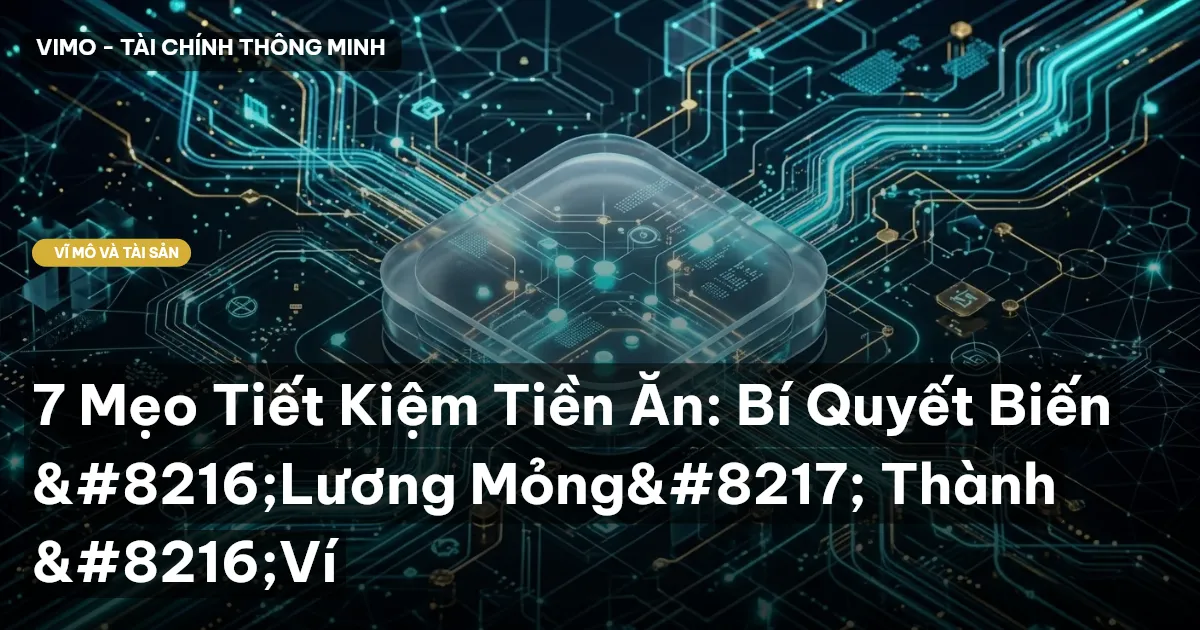 7 Mẹo Tiết Kiệm Tiền Ăn: Bí Quyết Biến 'Lương Mỏng' Thành 'Ví
