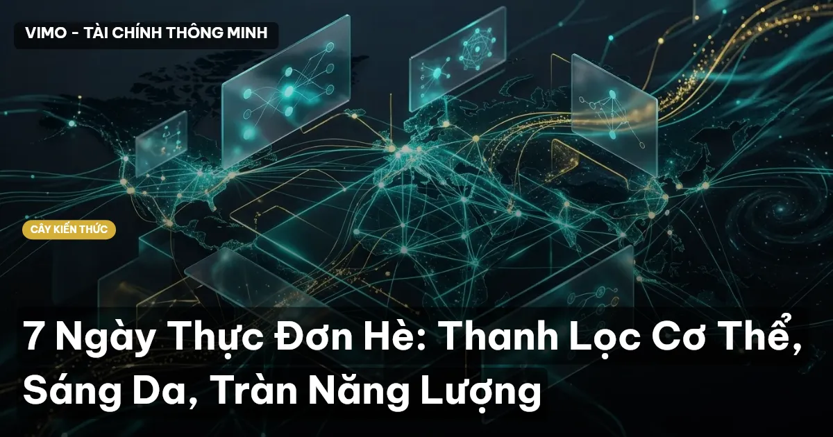 7 Ngày Thực Đơn Hè: Thanh Lọc Cơ Thể, Sáng Da, Tràn Năng Lượng