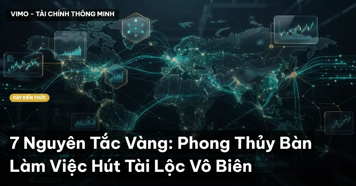 7 Nguyên Tắc Vàng: Phong Thủy Bàn Làm Việc Hút Tài Lộc Vô Biên