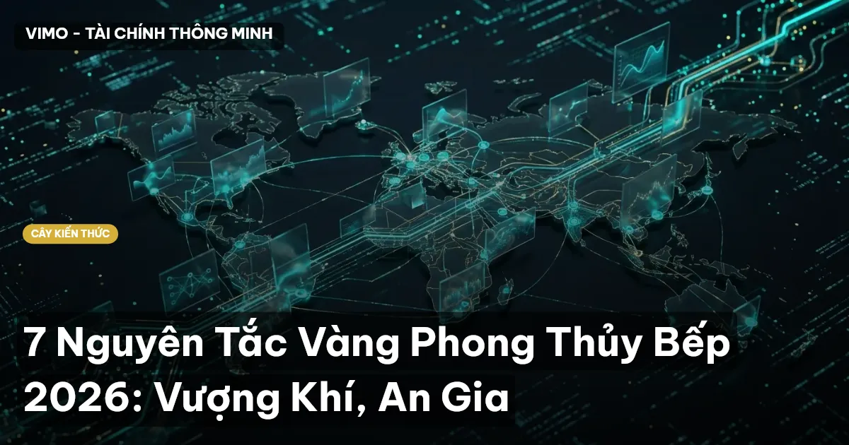 7 Nguyên Tắc Vàng Phong Thủy Bếp 2026: Vượng Khí, An Gia