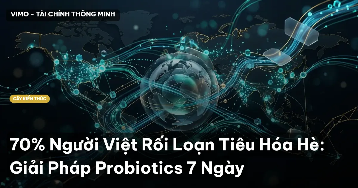 70% Người Việt Rối Loạn Tiêu Hóa Hè: Giải Pháp Probiotics 7 Ngày