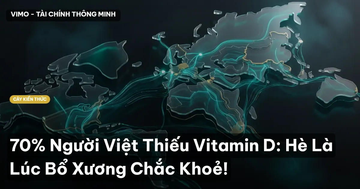 70% Người Việt Thiếu Vitamin D: Hè Là Lúc Bổ Xương Chắc Khoẻ!