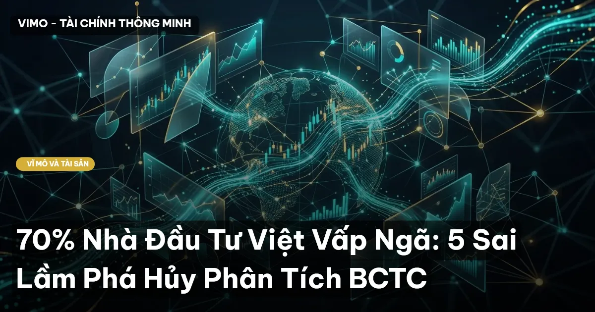 70% Nhà Đầu Tư Việt Vấp Ngã: 5 Sai Lầm Phá Hủy Phân Tích BCTC