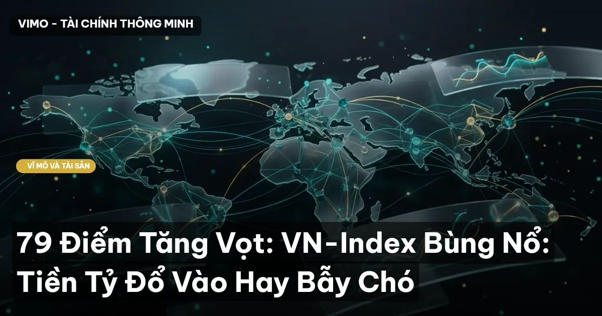 79 Điểm Tăng Vọt: VN-Index Bùng Nổ: Tiền Tỷ Đổ Vào Hay Bẫy Chó