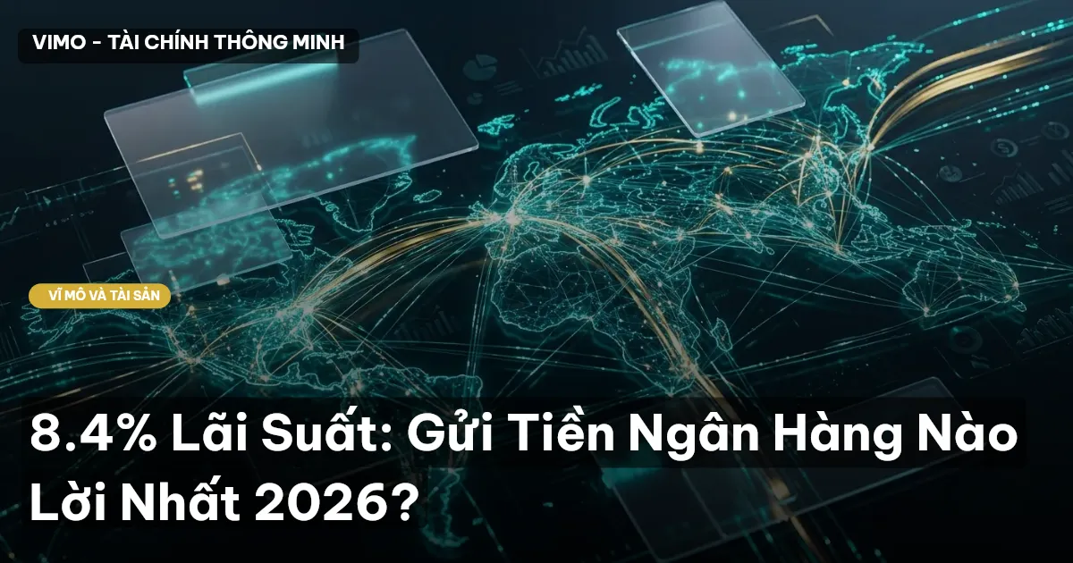 8.4% Lãi Suất: Gửi Tiền Ngân Hàng Nào Lời Nhất 2026?