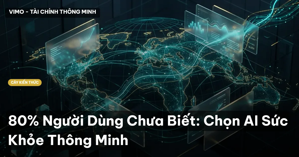 80% Người Dùng Chưa Biết: Chọn AI Sức Khỏe Thông Minh