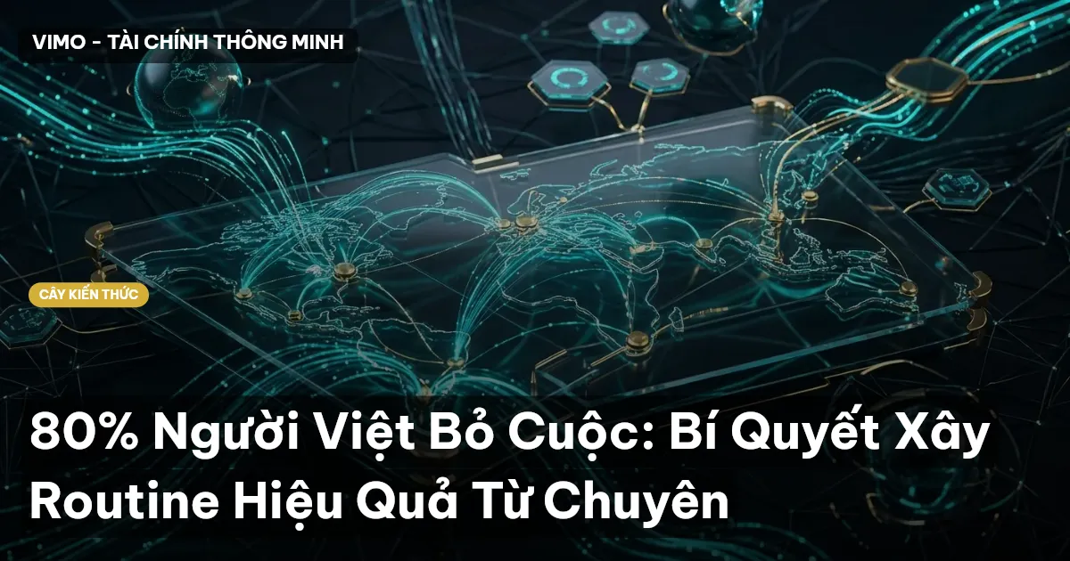 80% Người Việt Bỏ Cuộc: Bí Quyết Xây Routine Hiệu Quả Từ Chuyên
