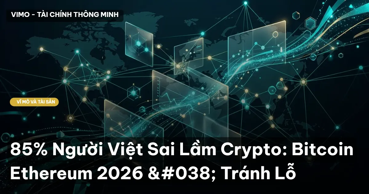 85% Người Việt Sai Lầm Crypto: Bitcoin Ethereum 2026 & Tránh Lỗ